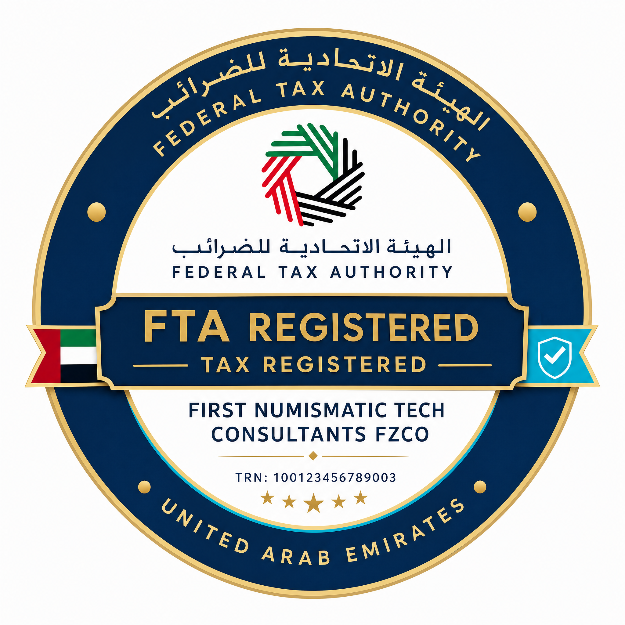 Federal Tax Authority UAE Registered badge